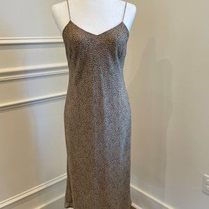 Ann Taylor leopard print sheath midi